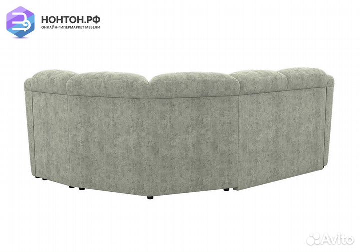 Диван угловой дельфин Соната серый