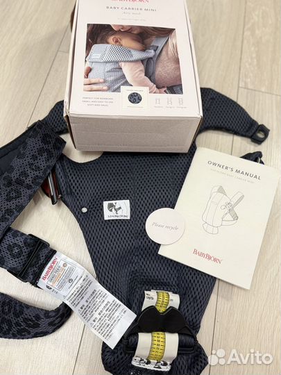 Эргорюкзак babybjorn mini leopard