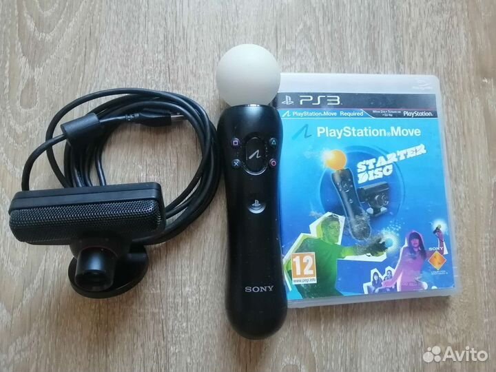 Sony playstation 3 Move, камера, диск, контроллер