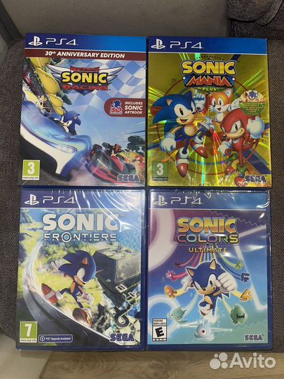 Игры на ps4 sonic