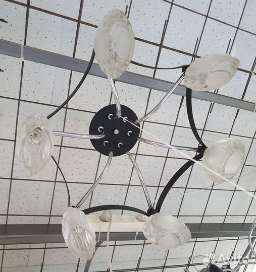 Люстры Потолочные Элмастер Венге+хром