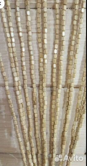 Штора декоративная деревянная