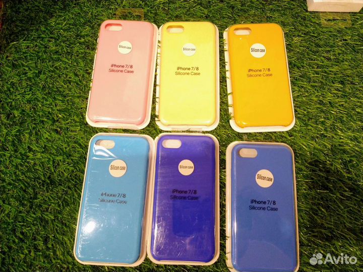 Чехлы silicon case на iPhone