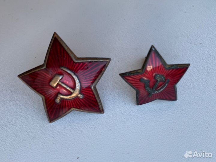 Звезда на фуражку СССР большая