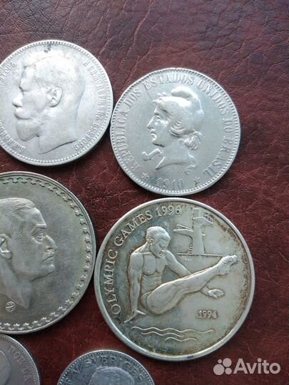 Монеты мира. Серебро