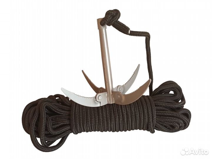 Кошка тактическая / Якорь с тросом 8 мм, 20 метров