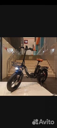 Электровелосипед фетбайк бу задний привод 500w