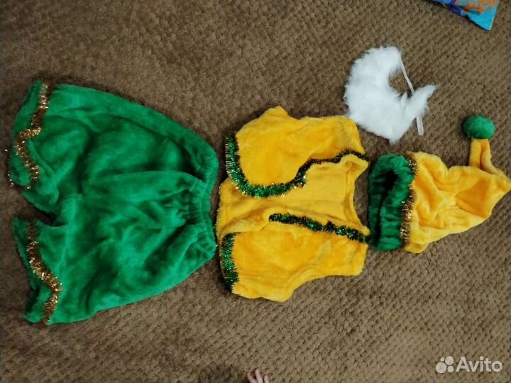 Новогодний костюм снеговика и гномика