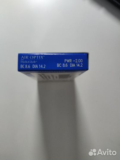 Линзы air optix plus hydraglyde на -2 (6 шт)