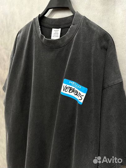 Футболки Vetements my name is (хит 2024)