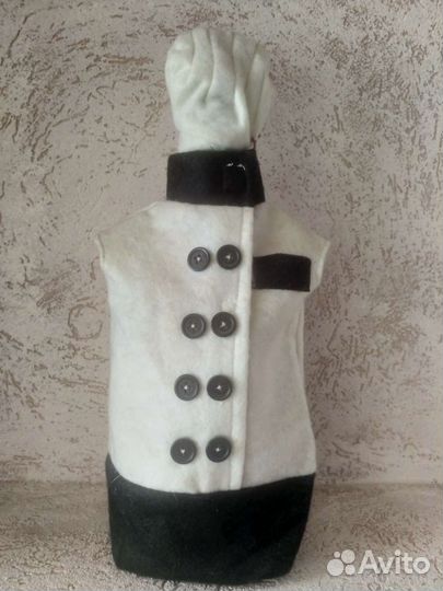 Поваренок- украшение для кухни на бутылку