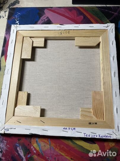 Картина с аниме на холсте