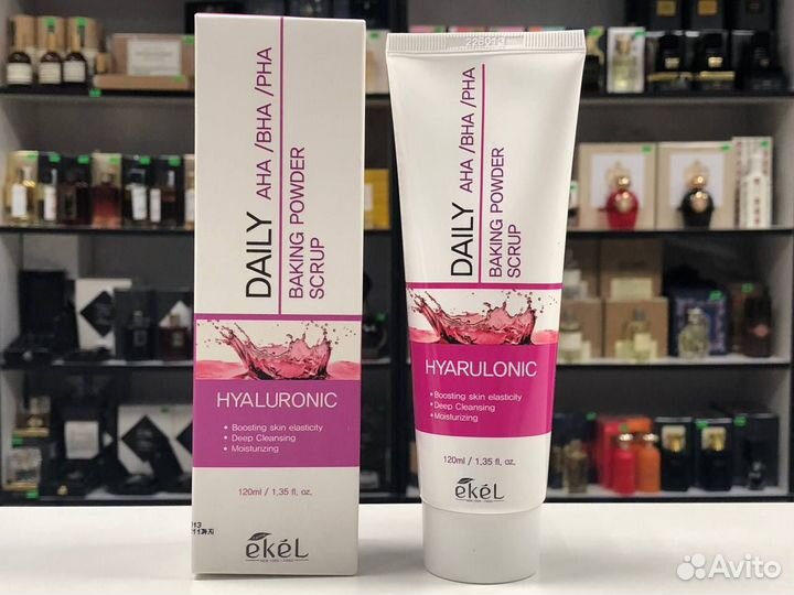 Скраб для лица Ekel Baking Powder Scrup Hyaluronic