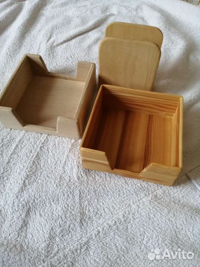 Салфетница из дерева