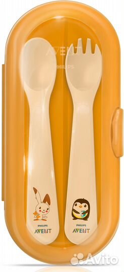Ложка и вилка в футляре Philips Avent