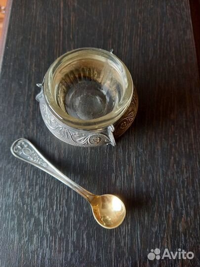 Солонка мельхиор СССР