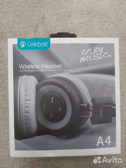 Полноразмерные беспроводные наушники Celebrat A4