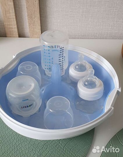 Стерилизатор и бутылочки philips avent
