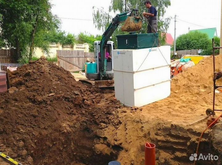 Автономная канализация. Монтаж септика под ключ