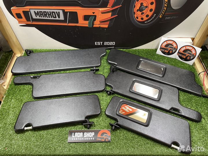 Черные козырьки Ваз