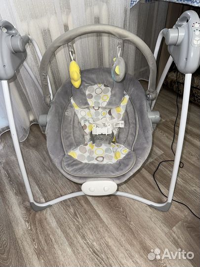 Детские качели-шезлонг 2в1