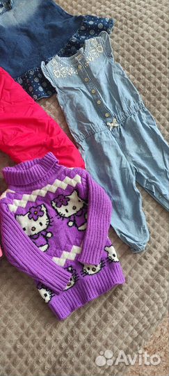Пакет вещей на девочку 80 - 86