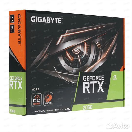 Видеокарта gigabyte rtx 2060 6 gb