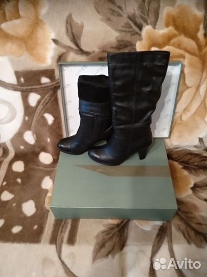 Сапоги женские натуральная кожа. 37размер весна