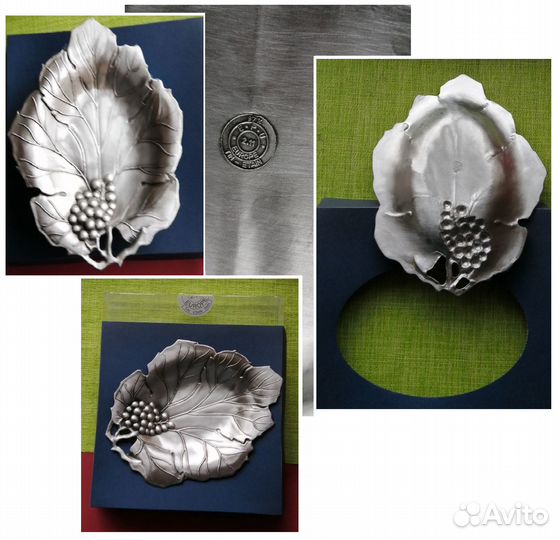 Оловянное блюдо с клеймом