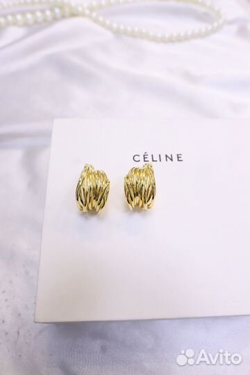 Серьги celine