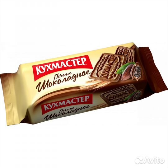 Сахарное печенье Шоколадное 170 г