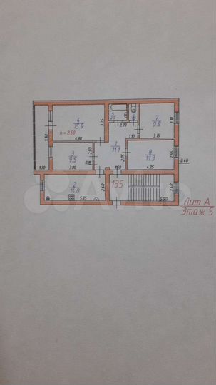 4-к. квартира, 78,9 м², 5/5 эт.