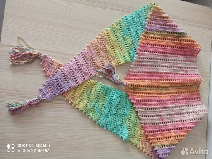 Женский шарф бактус шейный платок новый