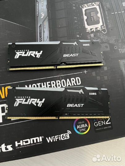 DDR5 6000HZ Kingston Fury RGB 32gb