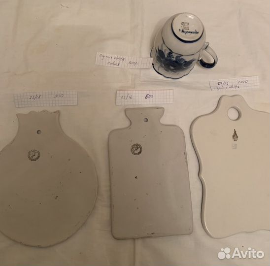 Сырные доски Гжель