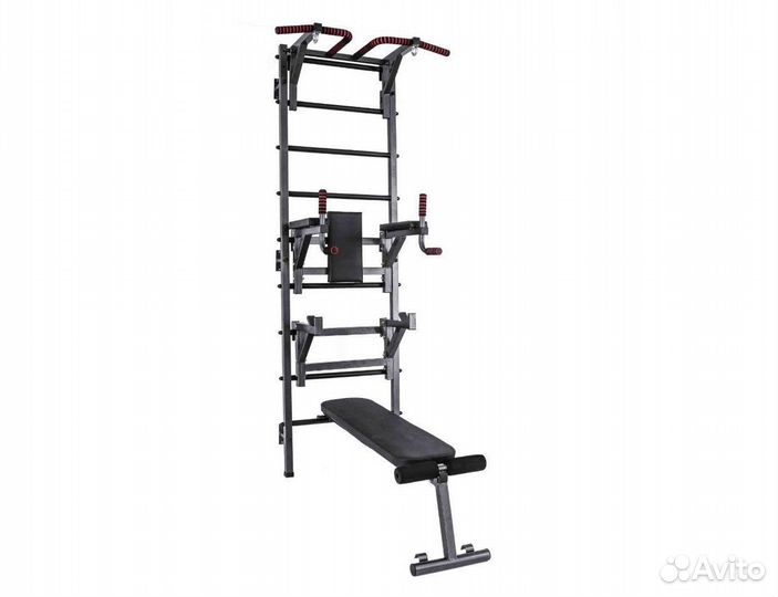 Шведская стенка Pro с упорами под штангу