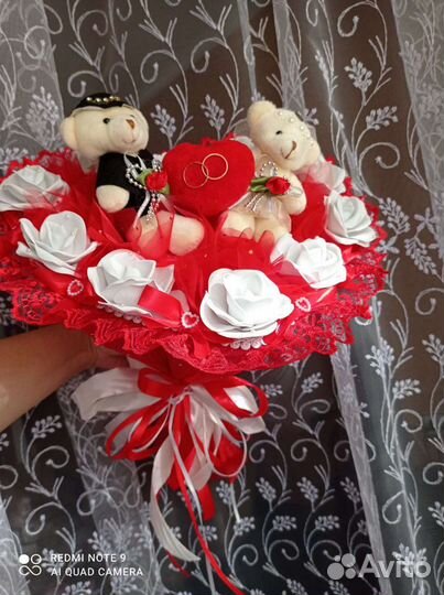 Букеты из мягких игрушек