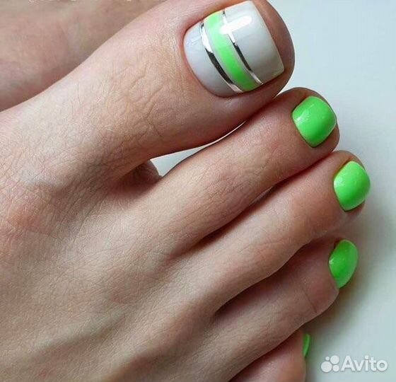 Smart педикюр с гель лаком