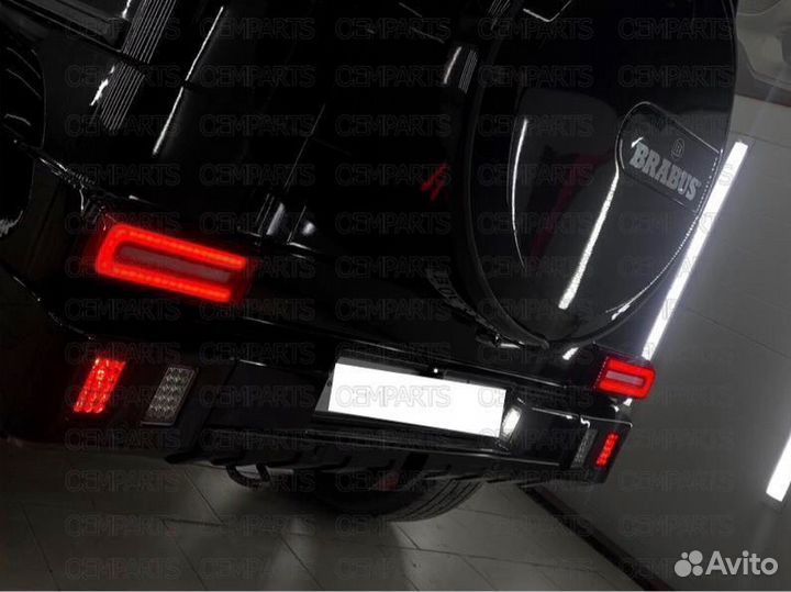 Задний бампер гелик widestar babus w463