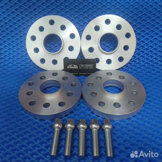 Проставки сквозные 5х112 57.1 20мм + Болты