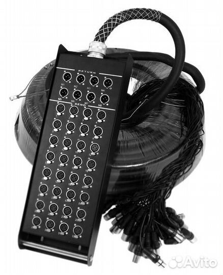 Invotone DB3208/30M,распределительная коробка 32 входов- 8 выходов, 30 метров