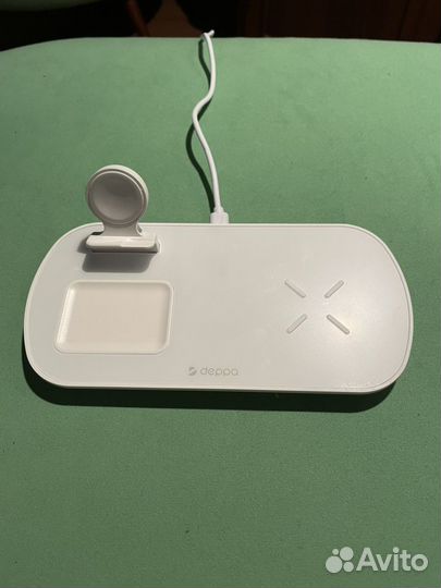 Беспроводная зарядка deppa 3 в 1