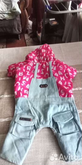 Джинсовый комбинезон