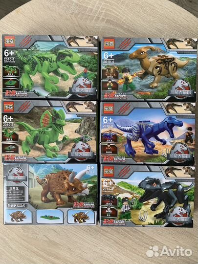 Конструктор новый динозавры