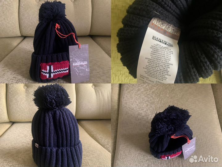 Шапка зимняя вязаная Napapijri