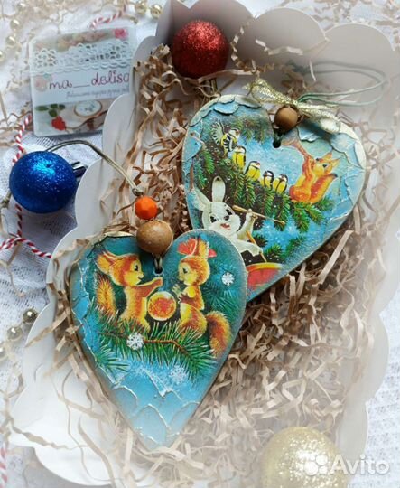 Новогодние украшения ручной работы