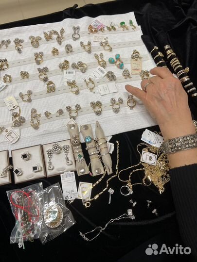 Комплект,кольцо,браслет,бриллианты,цепочки