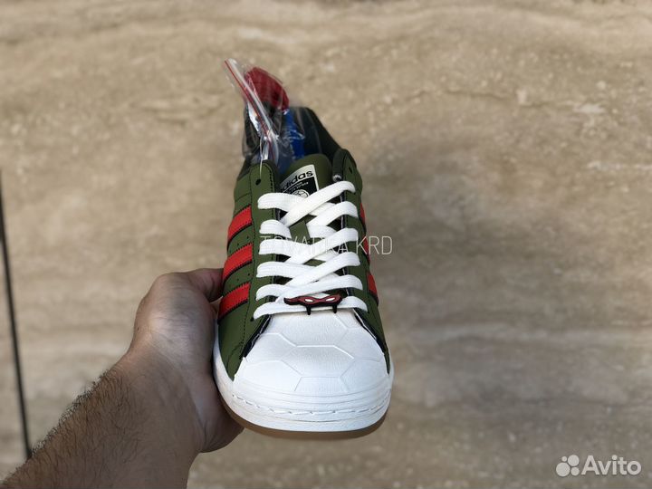 Кроссовки Adidas Superstar Shelltoe tmnt Turtles