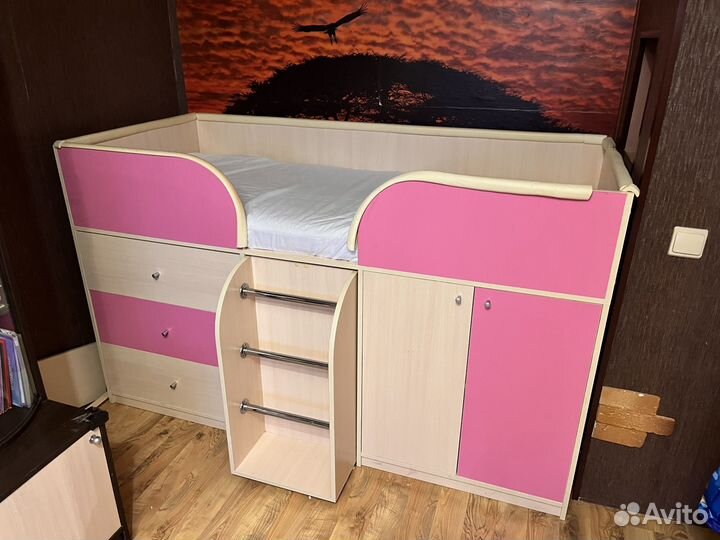 Детская кровать чердак