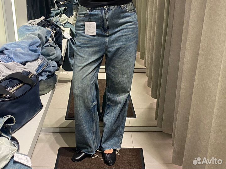 Джинсы синие y2k
